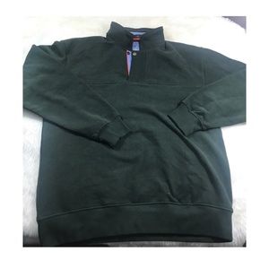 [Orvis] Forest Green 1/4 Zip Sweater Size Large